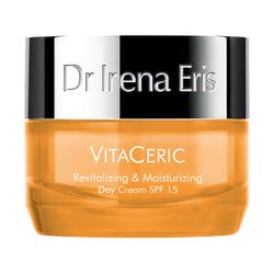 Ofertas, chollos, descuentos y cupones de DR IRENA ERIS Vitaceric Revitalizing & Moisturizing Day Cream Spf 15 | 50ML Crema de día revitalizante y nutritiva