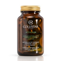 Ofertas, chollos, descuentos y cupones de COLLISTAR Activos Puros Cápsulas Anticelulíticas Cafeína + Escina | 1UD Tratamiento Contra la Celulitis