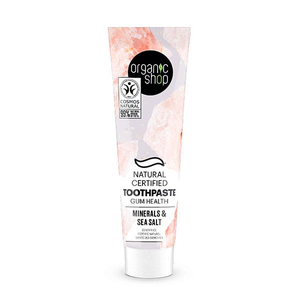 Natural Certified Toothpaste Minerals & Sea Salt