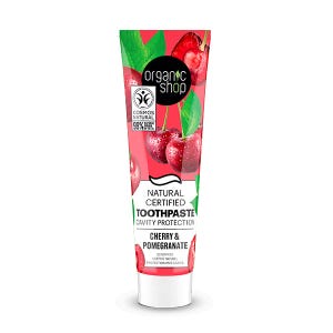 Natural Certified Toothpaste Cherry & Pomegranate