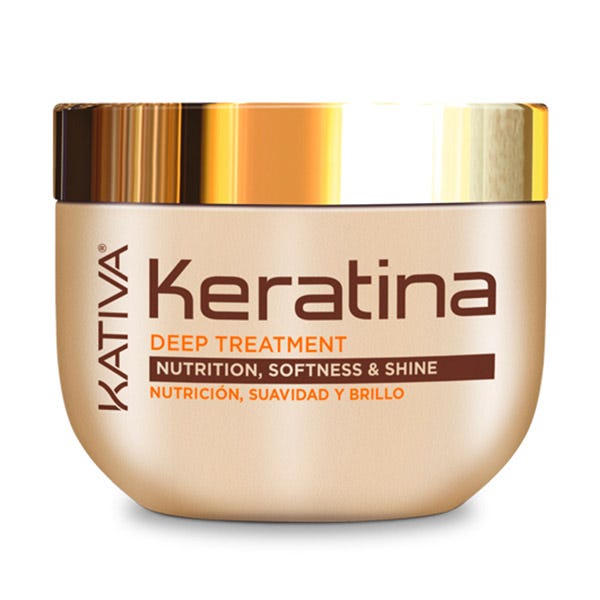 Keratina Tratamiento Intensivo KATIVA Mascarilla para reforzar el cabello  en profundidad precio | DRUNI.es
