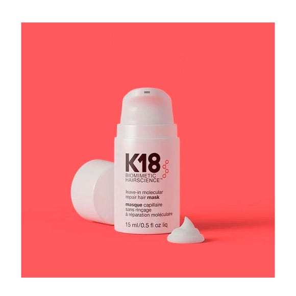 K18 - Mascarilla reparadora sin aclarado Leave-In Molecular Repair - 15ml