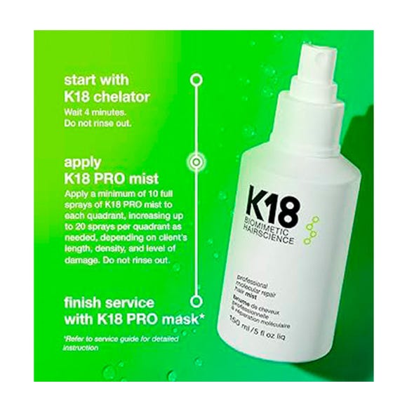 Professional Molecular Repair Hair Mist K18 Bruma Reparadora precio