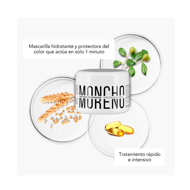 Regalos revistas Noviembre 2026 3 One Minute Wonder MONCHO MORENO Mascarilla hidratante capilar precio | DRUNI.es