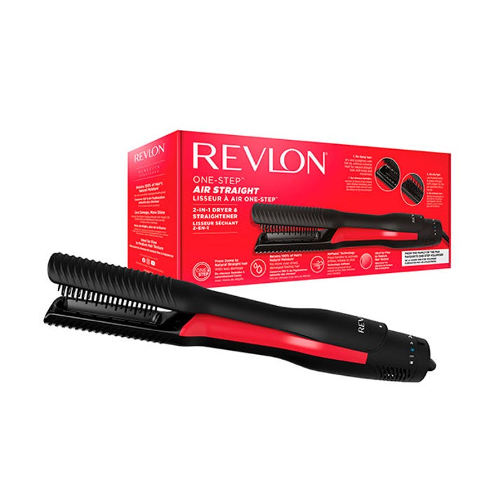 Revlon Perfecta Straightening Brush Revlon Straightener Plancha