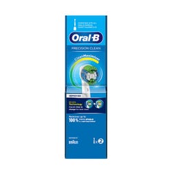 Imagen de ORAL B Precision Clean | 2UD Cabezal Recambio Cepillo