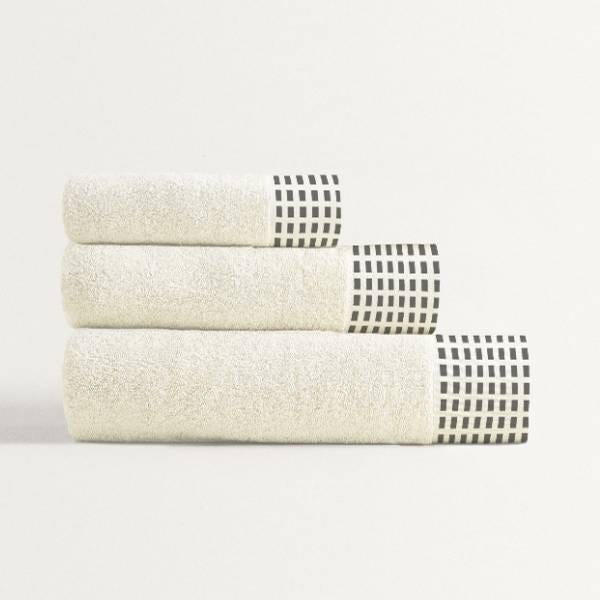 Set 3 Toallas Beige Naf Naf