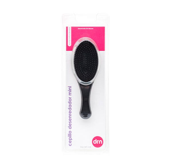 Cepillo Mini Desenredador Negro