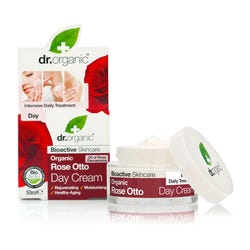 Imagen de DR. ORGANIC Crema De Día Facial Natural De Rose Otto | 50ML Hidrata, nutre y regenera Imagen de DR. ORGANIC Crema De Día Facial Natural De Rose Otto | 50ML Hidrata, nutre y regenera