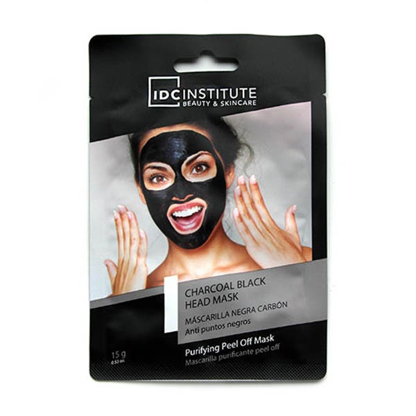 Charcoal Black Head Mask IDC INSTITUTE Mascarilla negra de carbón solo uso anti puntos precio DRUNI.es