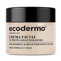 Imagen de ECODERMA Crema Facial Nutritiva Regeneradora | 50ML Crema facial nutritiva regeneradora Ofertas, chollos, descuentos y cupones de ECODERMA Crema Facial Nutritiva Regeneradora | 50ML Crema facial nutritiva regeneradora