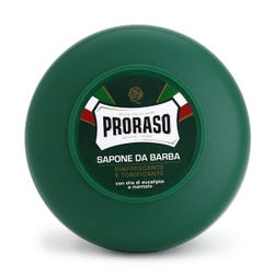 Imagen de PRORASO Sapone Da Barba Rinfrescante E Tonificante | 150ML Jabón de afeitar eucalipto y mentol