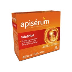 Ofertas, chollos, descuentos y cupones de APISERUM Vitalidad | 18UD Complemento alimenticio vitalidad en viales