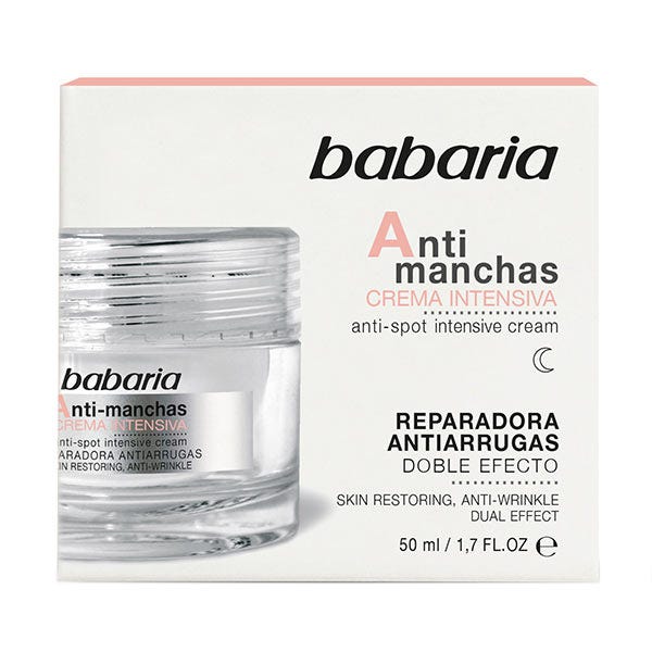 Antimanchas Reparadora Antiarrugas BABARIA Crema precio | DRUNI.es