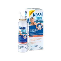 Imagen de NASALMER Spray Nasal Descongestionante Bebes | 125ML Alivia eficazmente la congestión nasal en resfriados Ofertas, chollos, descuentos y cupones de NASALMER Spray Nasal Descongestionante Bebes | 125ML Alivia eficazmente la congestión nasal en resfriados