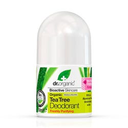 Ofertas, chollos, descuentos y cupones de DR. ORGANIC Desodorante En Roll-On De Árbol De Té Orgánico | 50ML Neutraliza los malos olores, protección duradera y eficaz