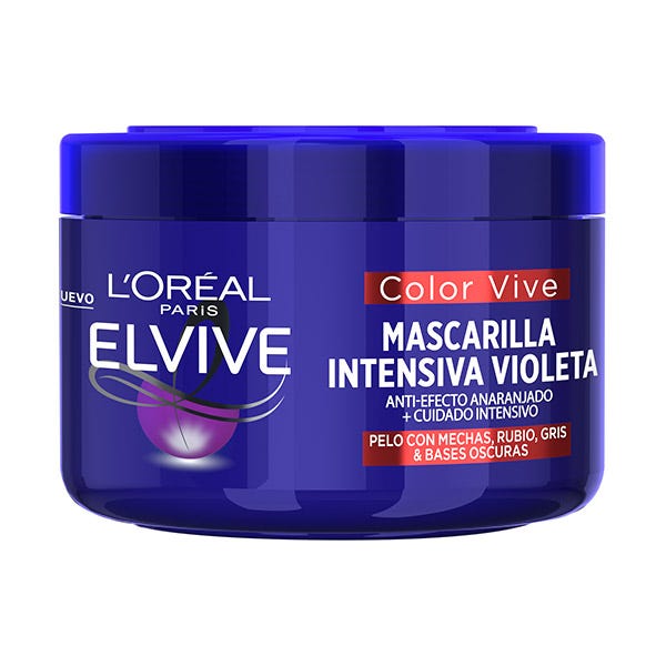 Crudo Perseo nacimiento Mascarilla Intensiva Violeta ELVIVE Mascarilla matizante precio | DRUNI.es