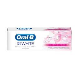 Imagen de ORAL B 3D White Whitening Therapy Dientes Sensibles | 75ML Pasta de dientes blanqueante Ofertas, chollos, descuentos y cupones de ORAL B 3D White Whitening Therapy Dientes Sensibles | 75ML Pasta de dientes blanqueante
