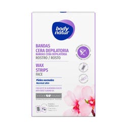 Imagen de BODY NATUR Bandas Cera Depilatoria | 12UD Bandas faciales de cera depilatoria Ofertas, chollos, descuentos y cupones de BODY NATUR Bandas Cera Depilatoria | 12UD Bandas faciales de cera depilatoria