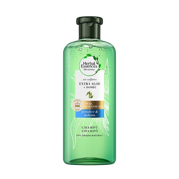 Bio:Renew Fortalece \u0026 Hidrata HERBAL ESSENCES Champú hidratante extra Aloe  \u0026 Bambú precio | DRUNI.es