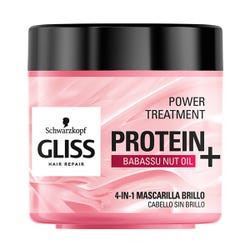 Imagen de GLISS Protein+ Babassu Nut Oil | 400ML Mascarilla cabello sin brillo Imagen de GLISS Protein+ Babassu Nut Oil | 400ML Mascarilla cabello sin brillo