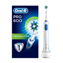 Imagen de ORAL B Pro 600 Crossaction | 1UD Cepillo de dientes eléctrico Ofertas, chollos, descuentos y cupones de ORAL B Pro 600 Crossaction | 1UD Cepillo de dientes eléctrico