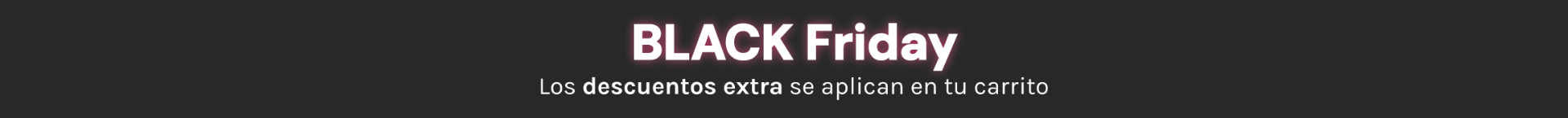Black Friday - Promoción