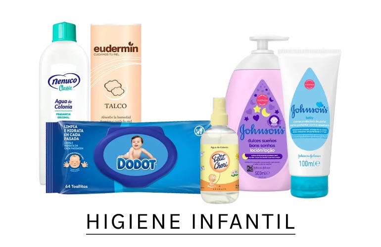 productos de higiene para mi (bebé) 
