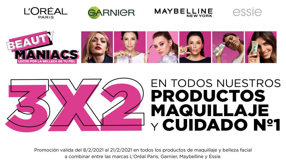 Promo L'oreal 3x2