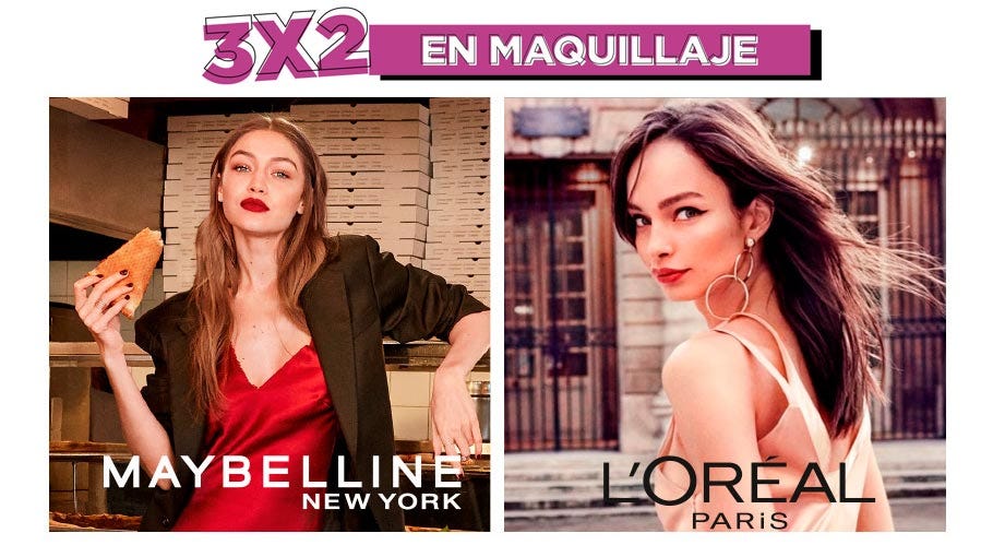Promo maquillaje 3x2