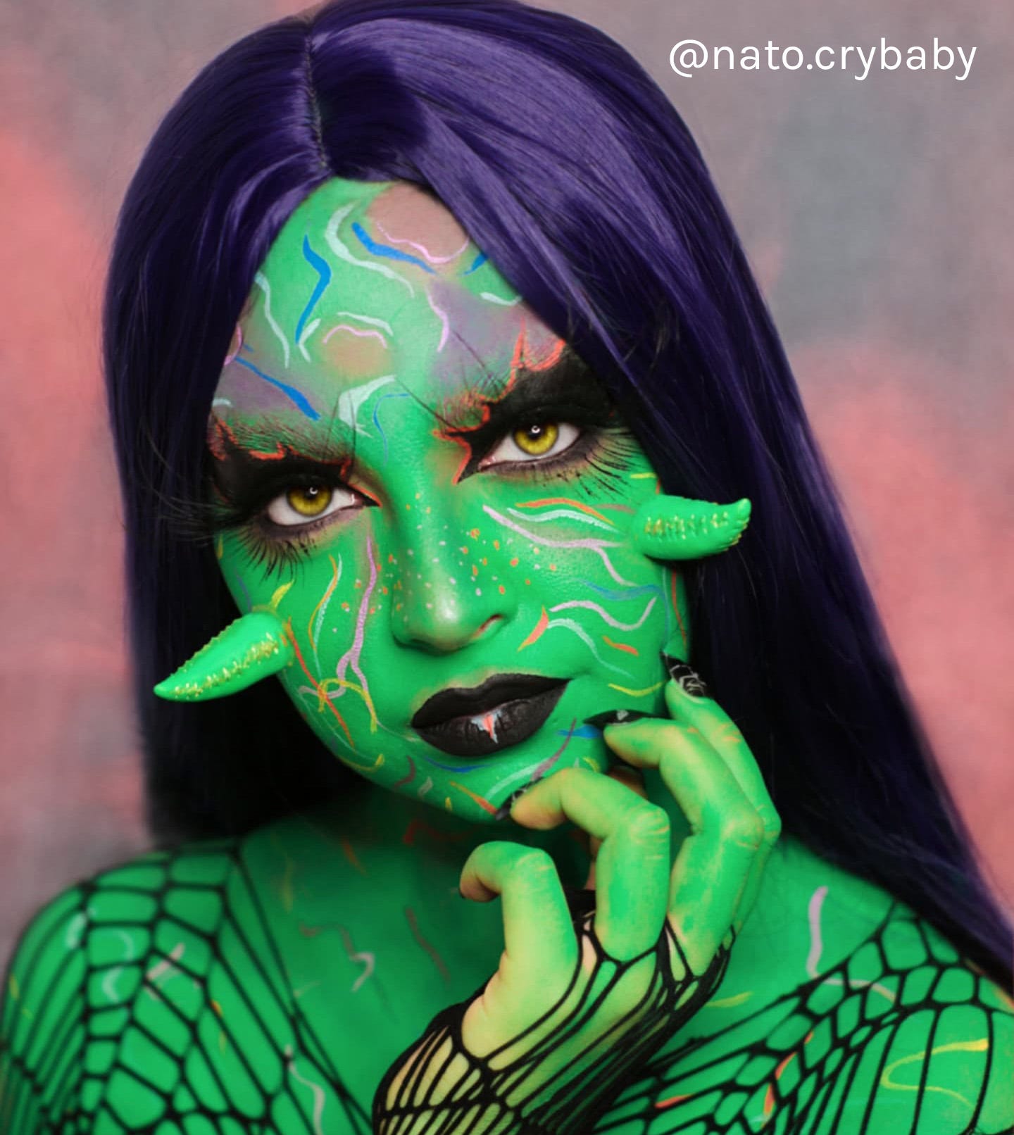 Halloween makeup mujer