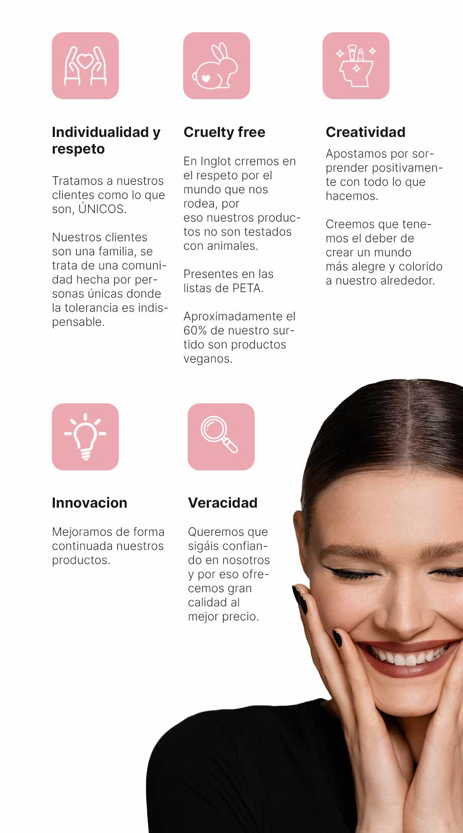 Inglot Nuestro Compromiso Valores