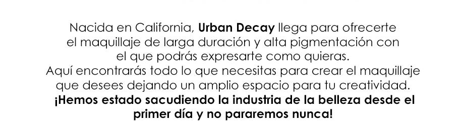 Texto Urban Decay