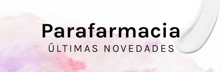 Novedades Parafarmacia