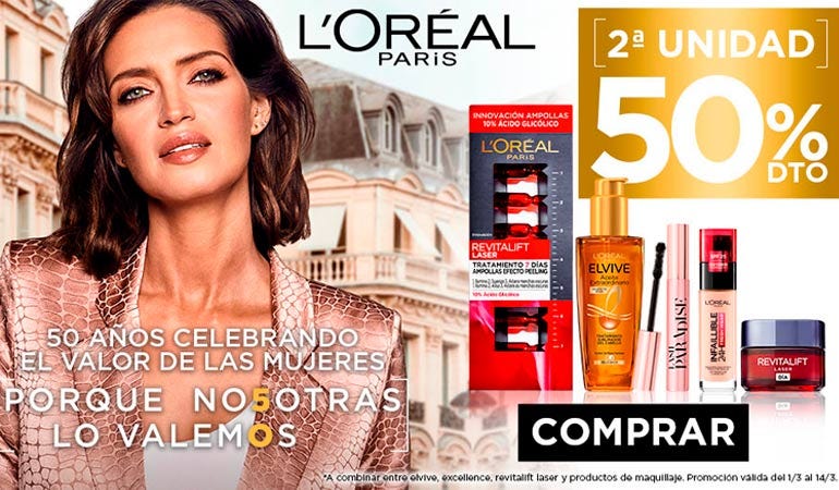 Dto. 2ª al 50% Dto. 2ª al 50%