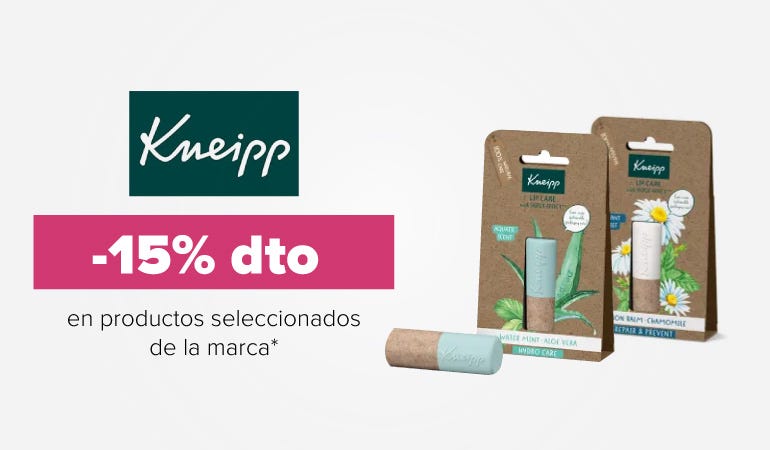 Descuento KNEIPP