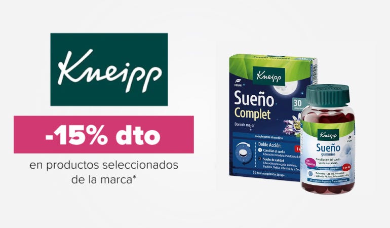 Descuento KNEIPP