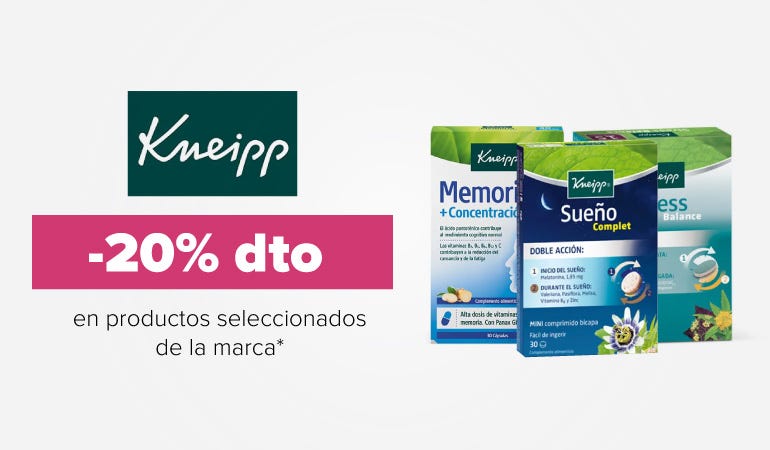 Descuento KNEIPP