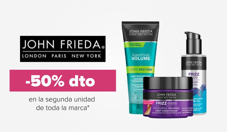Descuento JOHN FRIEDA
