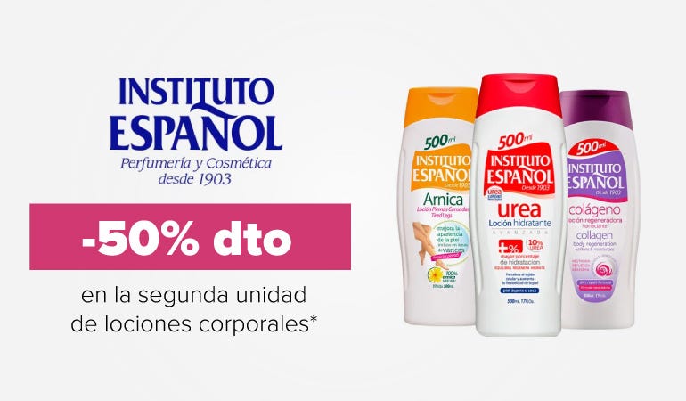 Descuento INSTITUTO ESPAÑOL