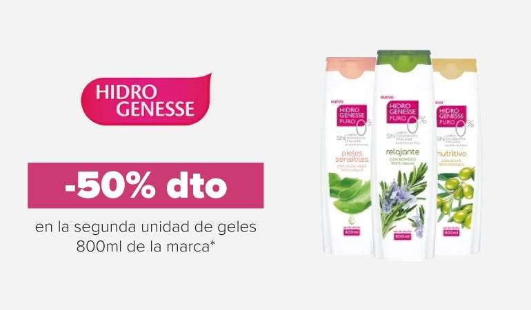Descuento HIDROGENESSE