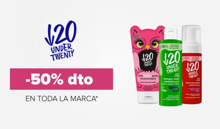 Descuento UNDER 20
