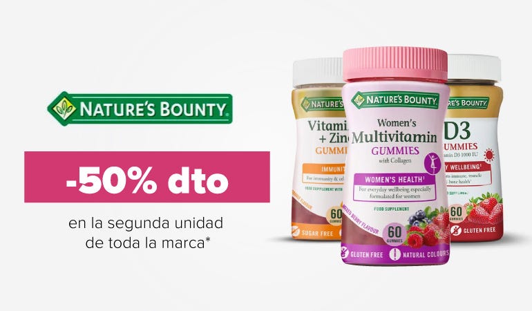 Descuento NATURE'S BOUNTY