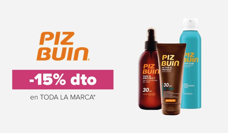 Descuento PIZ BUIN