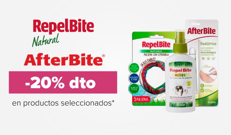 Descuento AFTERBITE & REPELBITE