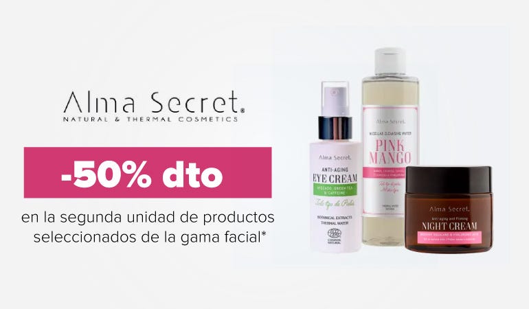 Descuento ALMA SECRET