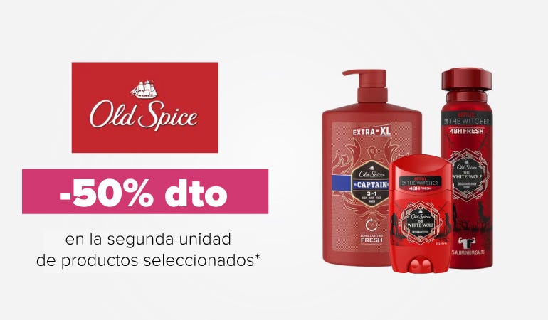 Descuento OLD SPICE