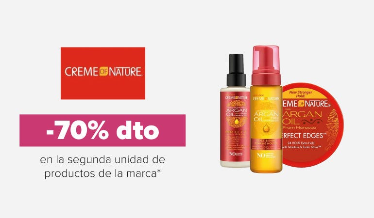 Descuento CREME OF NATURE
