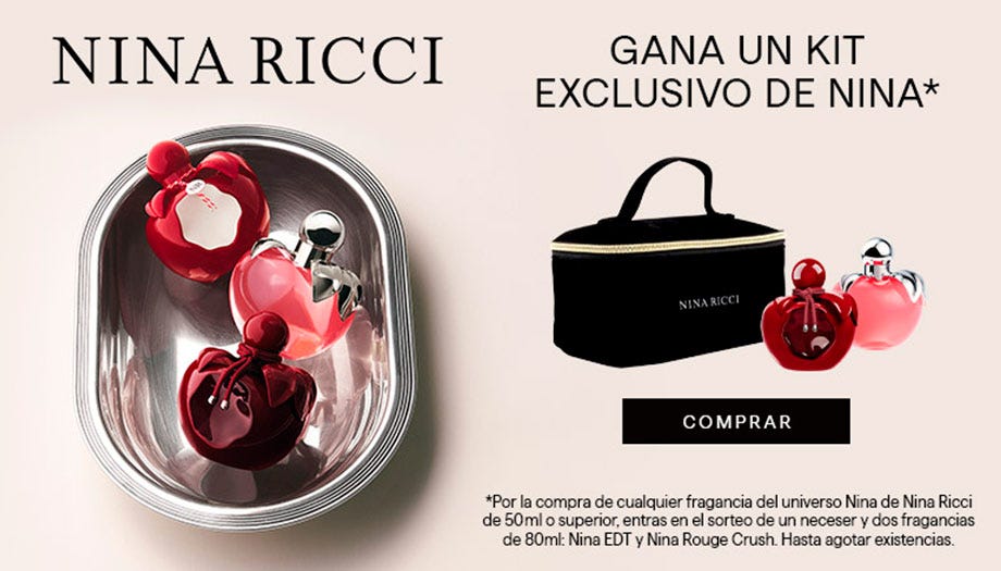 SORTEO POR COMPRA NINA RICCI