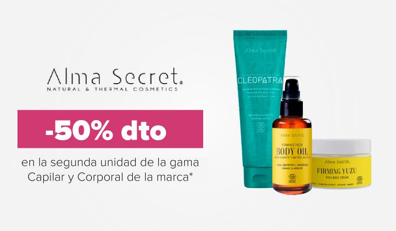 Descuento ALMA SECRET